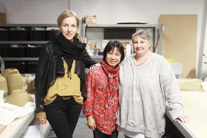 Jette Ladiges, Tatyanna Meharry and Dinh Thu Huong
